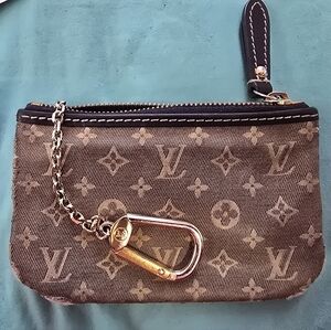 Louis Vuitton Brown Monogram Key Pouch